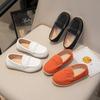 Spring Autumn Girls Causal Uniform School Shoes New Versatile Kids Simple Boys Leather Shoes Fashion Children's Flat Loafers