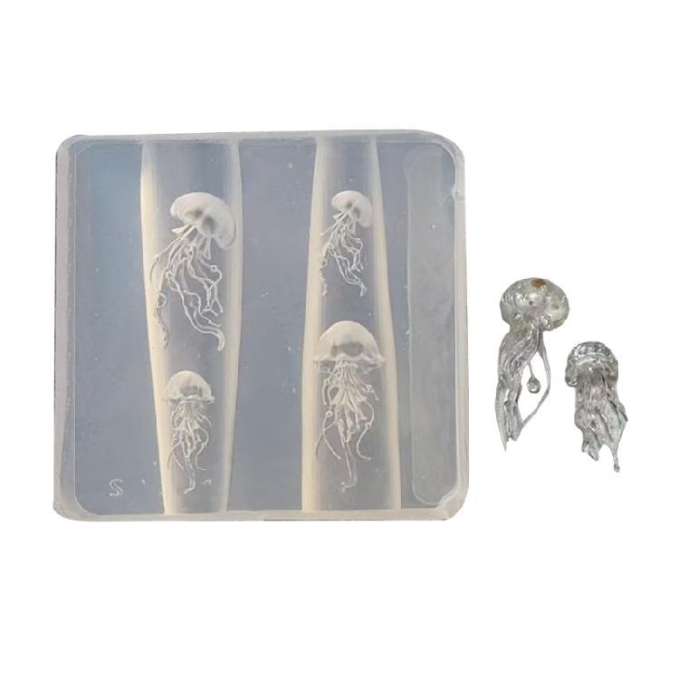 

Professional Nail Art Molds Jellyfish Shape Small Accessories Mold Nail Decorative Molds for Salon Manicure Decorations 1