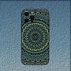 Indian Floral Henna Mandala Phone Case For iPhone 16,15,14,13,12,11,Pro,X,XS,Max,XR,Plus,Mini Soft Black Cover