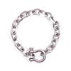 Jbans Classic 12Mm Bold Surgical Steel U-Buckle Chain Bracelet (C2101-Ac715_Sv)