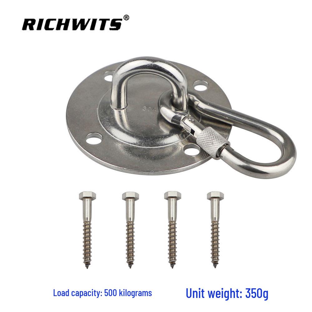 304 Stainless Steel Yoga Hammock Swing Chair Hook with Eyelet