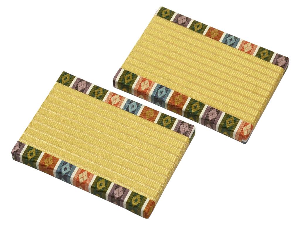 Luxury Tatami Stand That Shines In Gold Brocade Imperial Prince with Tatami Set of Thin 12mm Pedestal for Hina Dolls and Ornaments X Ancient ``Gold