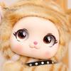 Baby Face Plush Charm Cute Fluffy Animal Pendant Soft Cat Tiger Rabbit Kawaii Key Ring Panda Puppy for Backpack Keys Stress Relief Gift Accessory