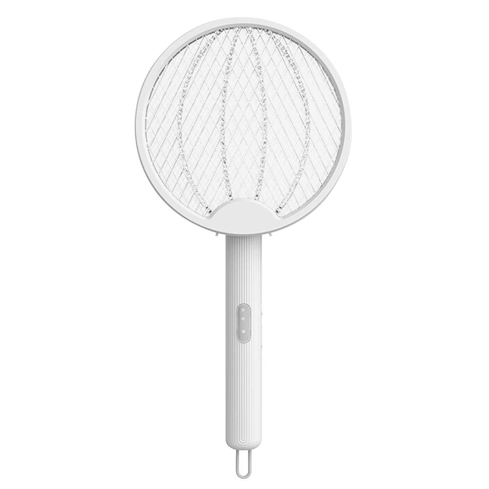 Foldable Electric Mosquito Swatter Wall-Mounted USB Rechargeable Mosquito Killer 3-in-1 Function Anti-mosquito Lamp Home Use
