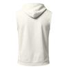 Men's Sleeveless Hoodie Casual Sportswear Muscle Fit Wide Shoulder Drawstring Hooded Pocket Tank Top