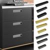 Aluminiumlegierung Eingebauter Schranktürgriff Multifunktional Gold Schwarz Grau Eingelassener Griff Möbelbeschläge Einbau-Design
