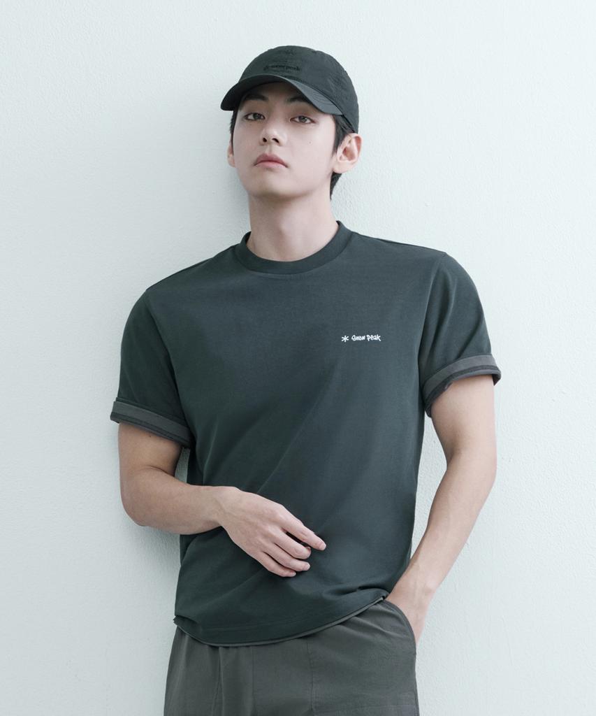 SNOWPEAK APPAREL Aerocool Doodle Graphic Short Sleeve T-Shirt (S26Mufts30) Dark Navy