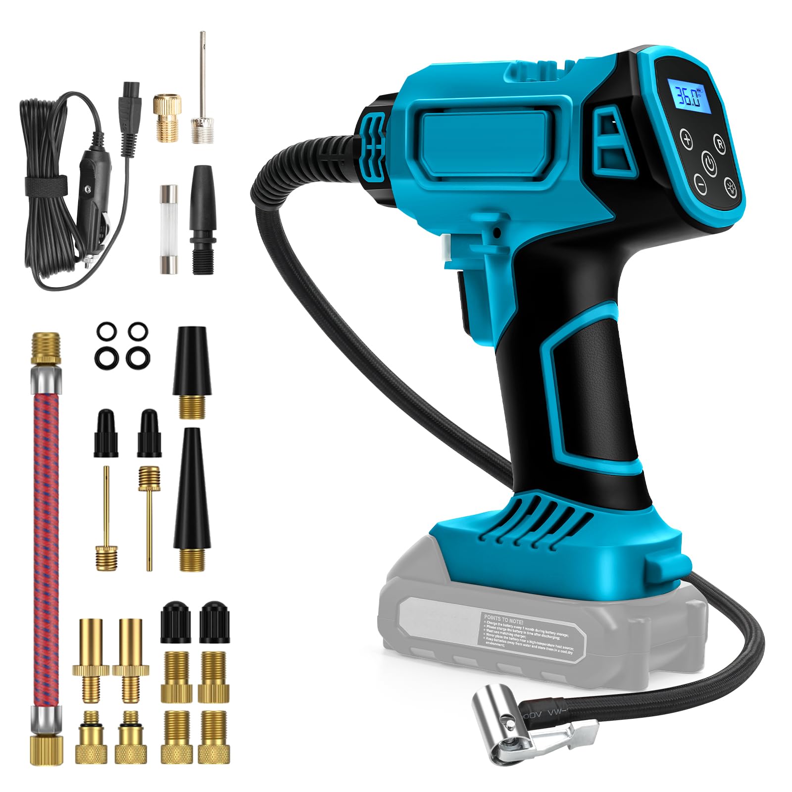 

Перезаряжаемый электрический воздушный насос Ceritica для Makita 160 Совместимый с и со светодиодной подсветкой Зарядное устройство Продано Автомобили, Совместимый, 18 В, PSI, Автомобили,