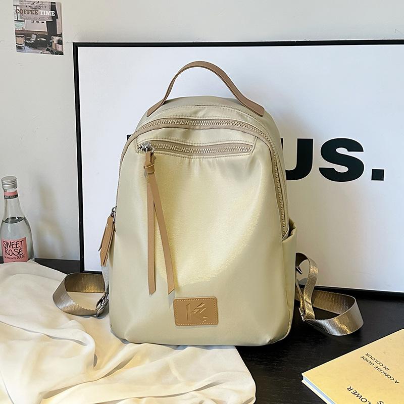 Women's shoulder bag, new trendy fashion casual bag, high-end leather large-capacity backpack