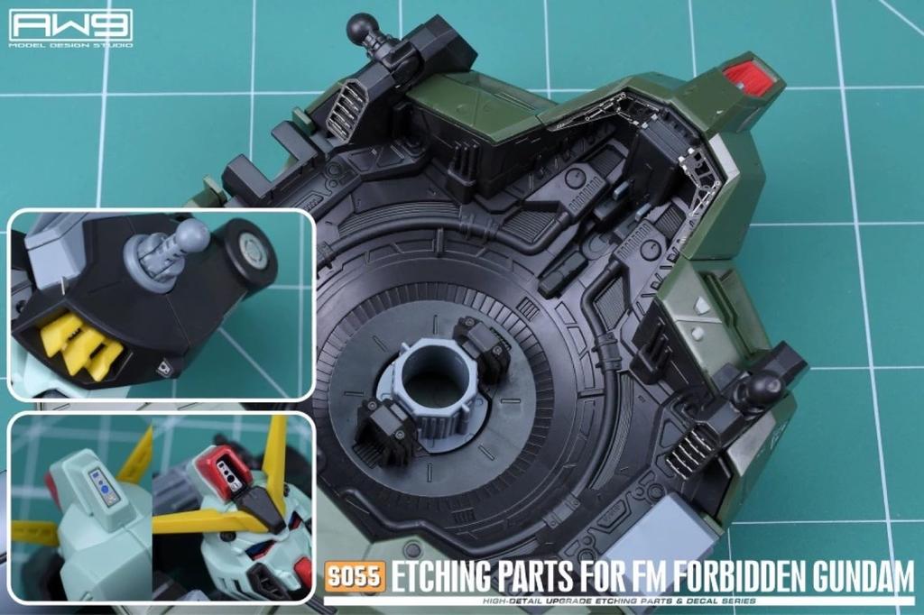 FULL MECHANICS Forbidden Gundam Metal Parts with Decals 1/100 Detail-Up High-Quality Water-Transfer [Used]