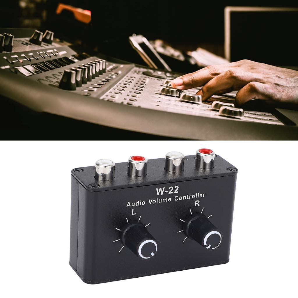 3.5mm Volume Control Box Balance Adjuster Small Attenuator Knob Line Volume Control Box Line Volume Control Box Stereo Switcher