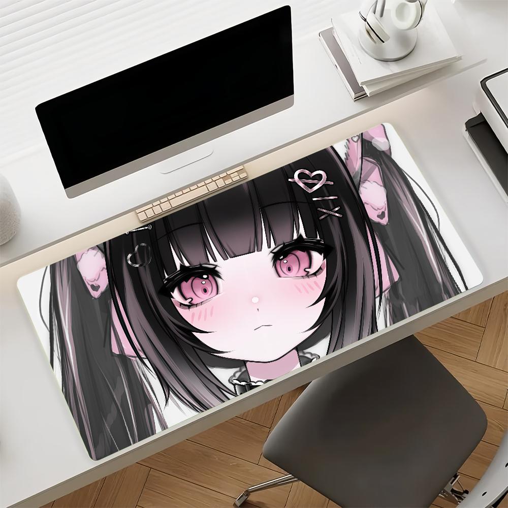 Anime Minestyle Girls Mouse Pad Nonslip Rubber Gamer Balance Computer Mat Decoracion Deskmat Laptop Office Large