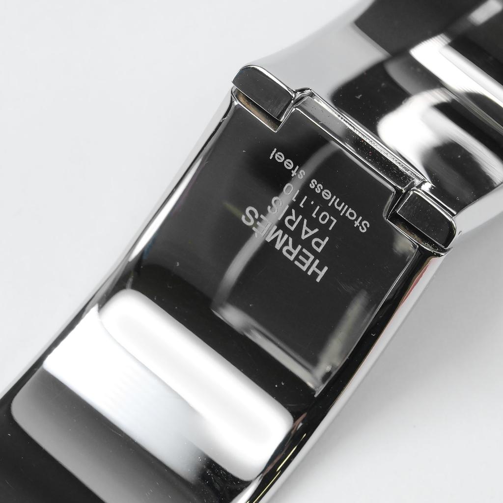 HERMES Location Watches L01.210 whiteDial Stainless Steel Quartz Analog display Women Used