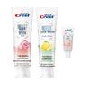 Dual-Color Whitening Toothpaste (Rose & Grapefruit White Tea) with Peach Sample