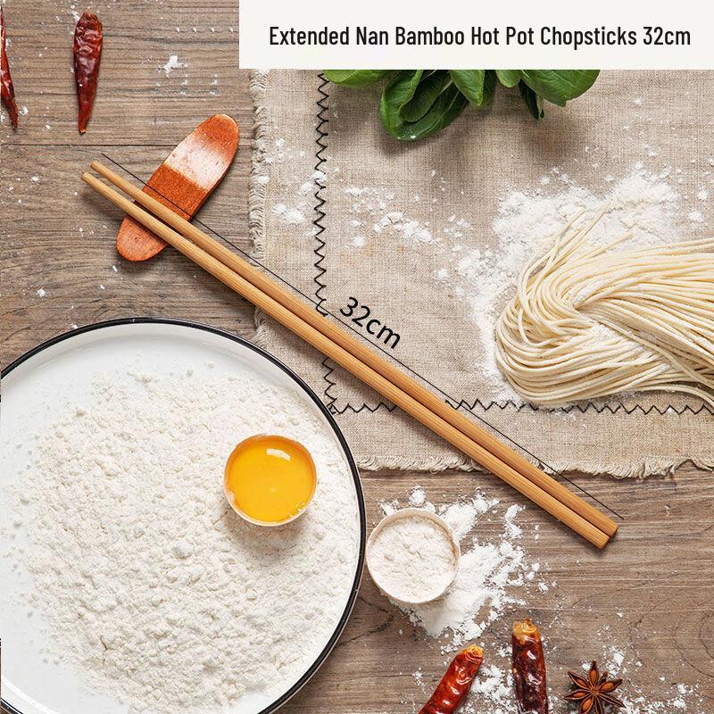 Jingzhou Carbonized Nan Bamboo Frying & Hot Pot Chopsticks