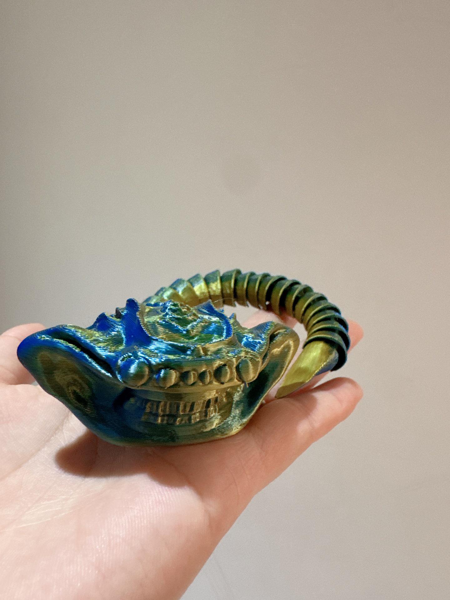 Grand Maya Leviathan 3D Printed Sea Monster Toy Model Figure Display