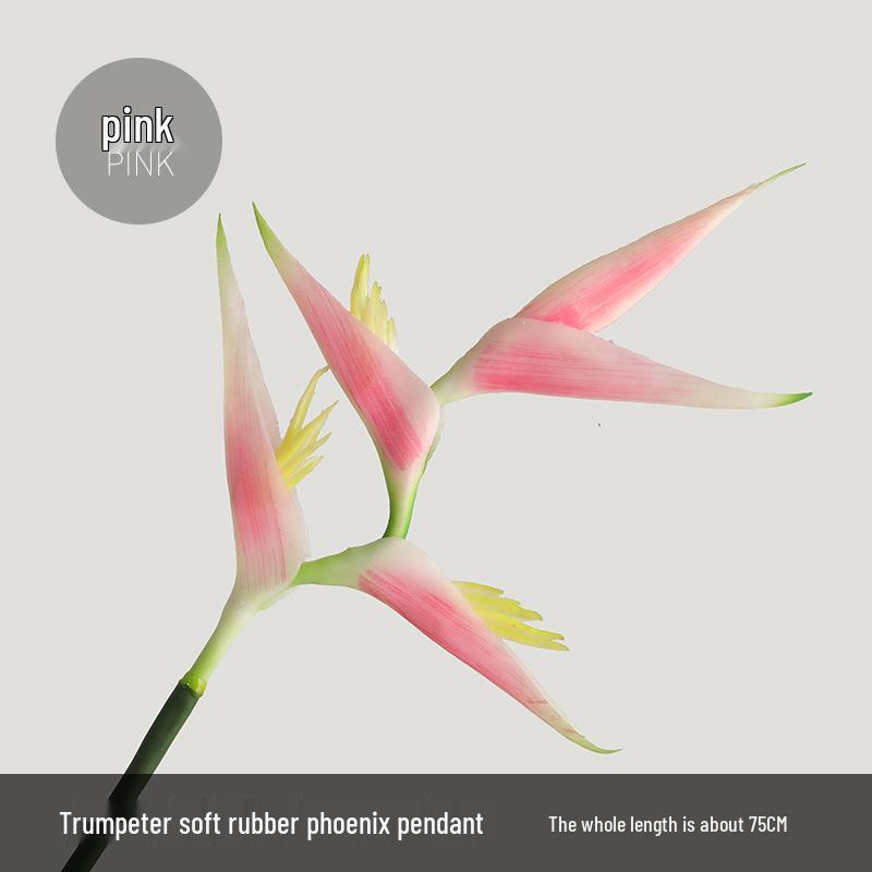 Premium Scorpion Tail Phoenix Bird of Paradise New Year Decorative Faux Flower Arrangement