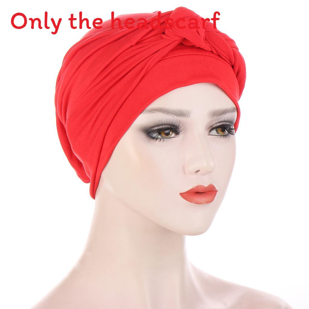 Comfortable Polyester Turban Hat With Braid Design For Men And Women