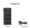 Triple-Slot Charger for Canon EOS 1300D 1100D 1200D 1500D 3000D Cameras (LPE10)