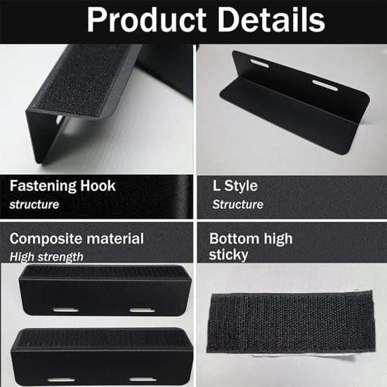 3Pcs Universal Car Trunk Organizer Anti-Slip Dividers with Heavy-Duty Straps