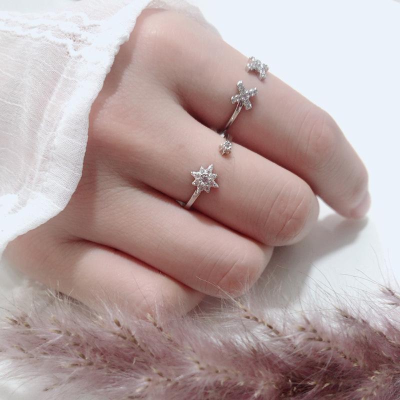 Lindon Classic Copper Alloy Zircon Ring Ladies Jewelry Wedding Promise Party Gift