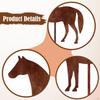 Horse Garden Stake Decorative Yard Animal Sculpture Lifelike Easy to Use Gifts Standing