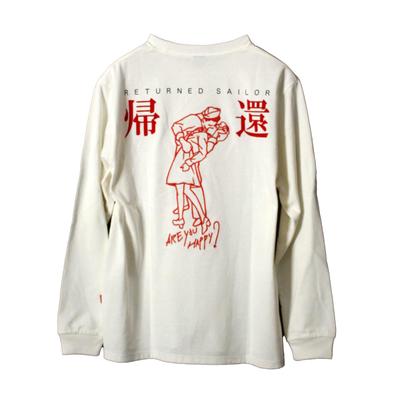 Camiseta de Manga Comprida Marinheiro Retornado, 6123269, Masculina XL, 002, Off/White