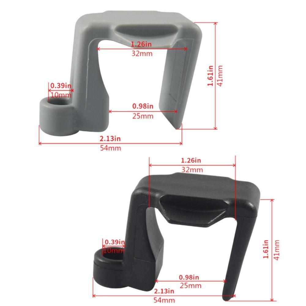 Sturdy Design Boat Marine Bumper Black Nylon Fender Clips Pontoon Mount  Marine Environment