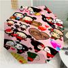 Pucca3 Print Automatic Umbrella, 8 Rib Iron Frame, Plastic Handle, Suitable for Outdoor Travel &Daily , Ideal Gift