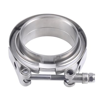 304 Edelstahl V-Band-Klemme 2" 2,5" 3 Zoll 51 63 76 mm Turbo-Auspuffrohr V-Band-Klemme Stecker Buchse Flansch V-Klemmen-Kits
