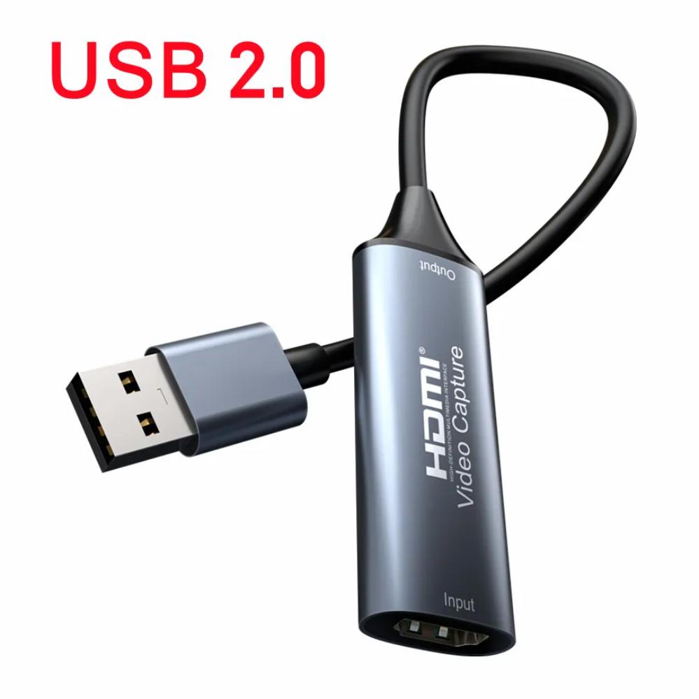 

Карта видеозахвата HDMI 4K 30 Гц HDMI на USB 2.0 USB 3.0 USB-C Видеозахват для Macbook PS4 ПК Игра DVD Камера Запись