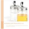3 Pcs Carafe with Lid Mason Jar Lids Oil Pourer for Spout Caps Dispenser
