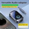 Airplane BT5.4 Adapter LCD Screen Low Latency BT Transmitter Dual Link BT Transceiver for 2 AirPods Headphones Or BT Devices