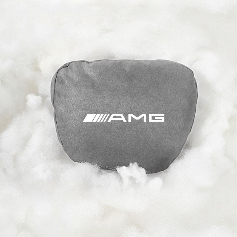 EKR2  For Mercedes Benz W205 W177 W212 W213 W221 W220 W176 ML GT AMG Car Headrest Neck Support Seat Lumbar Cushion Soft Neck Pillow