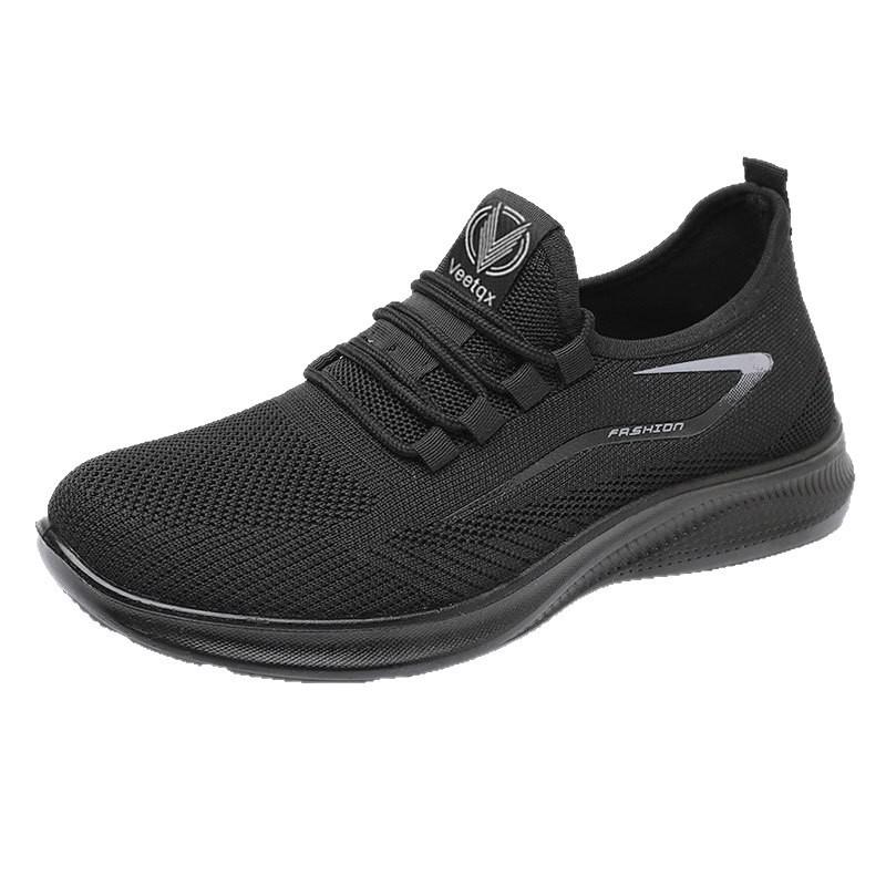 Men's Plus Size Mesh Breathable Sports Shoes: Lightweight, Non-slip, Wear-resistant, for Outdoor Spring/Summer Casual Wear.