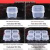 Qingwang 8-Compartment Plastic Food Sample Retention Box