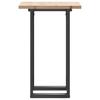 Vidaxl Dining Table with Square Legs, 50X50X75.5 Cm