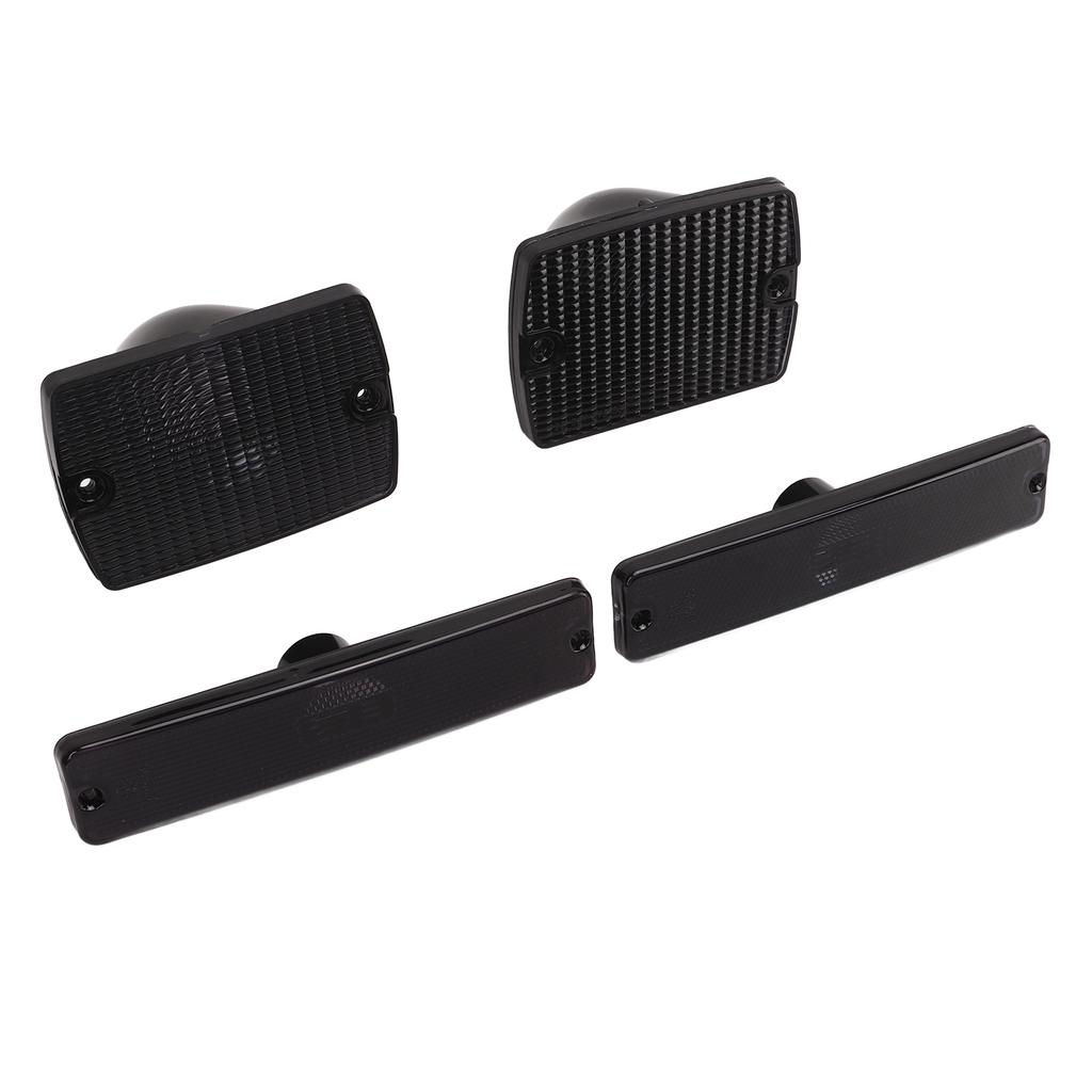 4PC Side Marker Light and Turn Signal Light Housings 56001378 Replacement for YJ