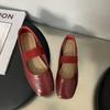Fashion Square Toe Flats Women Ballet Dance Shoes Shallow Elegant Loafers Shoes 2025 Spring New Trend Designer Soft Dress Mujer Zapatos