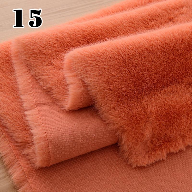50*180cm Thicken High-end Simulation Fox Fur Fabric Fluffy Artificial Fur Fabric Diy Fur Clothing Fursuit Fur Collar Vest Scarf