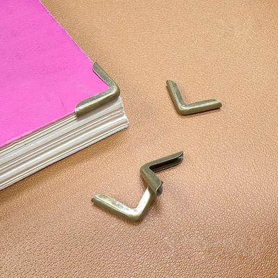 50 Stück Bucheckenschoner Schwerlastmetall Universal Scrapbooking Buch Fotoalbum Menüs Notizbuch Mappe Aktenecke Schutzhülle Schutz