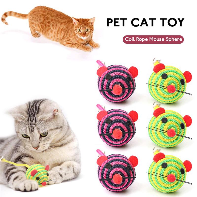 mouse on a string cat toy