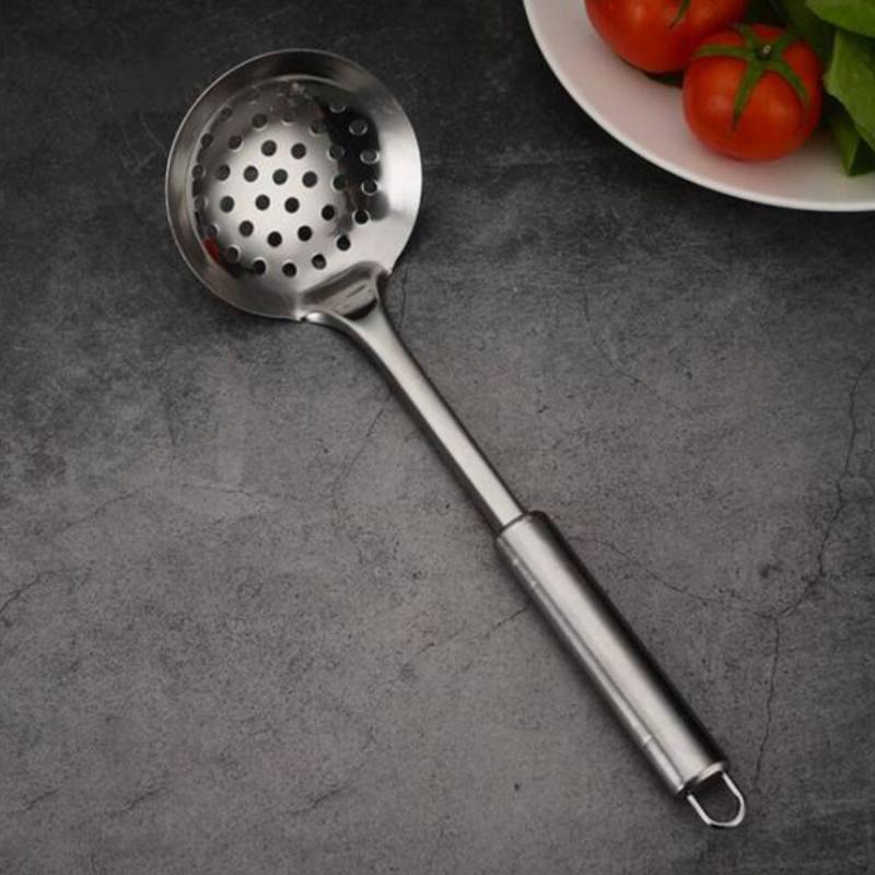 Stainless Steel Kitchen Utensil Set With Nonstick Antislip Heatresistant Handles For Home Cooking