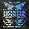 For Honda Stickers Motorcycle Sticker Decal Skateboard Helmet Fuel Tank Tail Box Decals