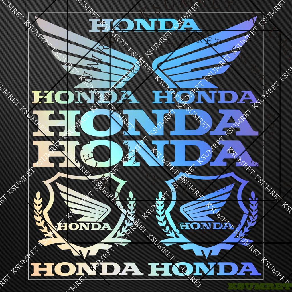 For Honda Stickers Motorcycle Sticker Decal Skateboard Helmet Fuel Tank Tail Box Decals