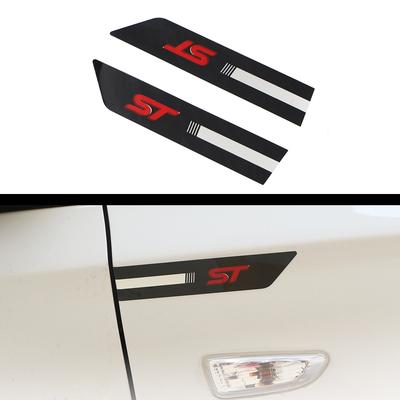 2Pcs Car Accessory Side Doors Blade Car Stickers for Taurus Kuga Fiesta Focus Mondeo Escape St Vignale