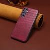 For Samsung Galaxy S25 Case Crocodile Texture Design Leather Slim Back Cover