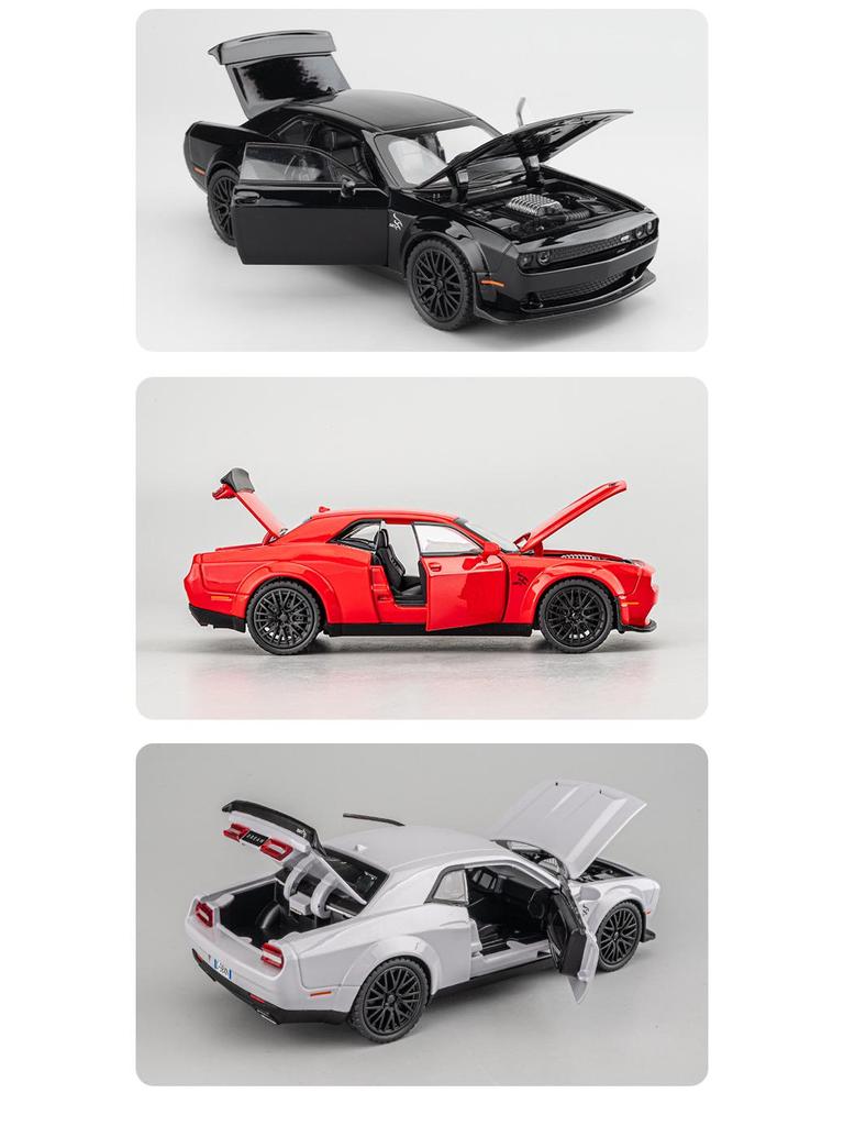 1:32 Alloy Hellcat GTR Diecast Car with Sound & Light Effects