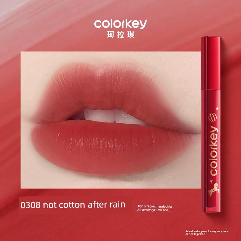 Colorkey Lip Glaze Water Mist Lip Tint Non-Stick Cup Year of the Horse Limited Edition O308 Lipstick Official Genuine Affordable Price