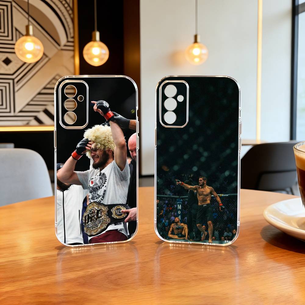 The Eagle Khabib Nurmagomedov Phone Case Transparent Silicone Soft For SamsungA10,12,20,21S,30,31,40,50,51,52,70,71